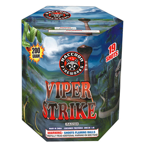 RA22504 Vipers Strike 200 Gram 19 Shots Hexagon Cake 