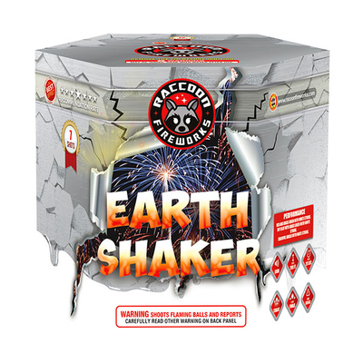 RA53605 Earth Shaker 500 Gram 7 Shots hexagon Cake 