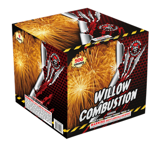 RA54402C Willow Combustion 500 Gram 9 Shots Cake 