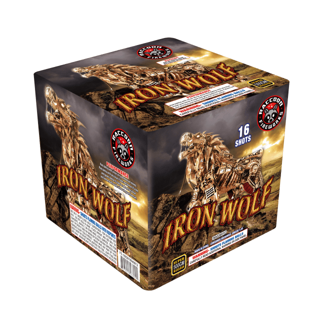 RA53601C IRON WOLF 500 Gram 16 Shots Cake 