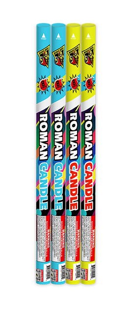 MM-RM2501 8 Ball Roman Candle